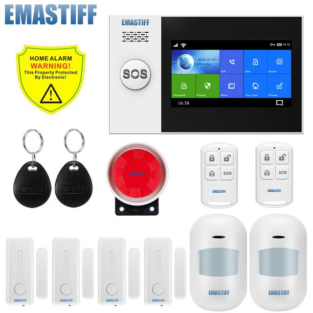Local Delivery In Russia And Spain W4B TFT Screen WIFI GSM Home Burglar Security Alarm System PIR Motion Detector APP Control Systems
Local Delivery In Russia And Spain W4B TFT Screen WIFI GSM Home Burglar Security Alarm System PIR Motion Detector APP Control Systems