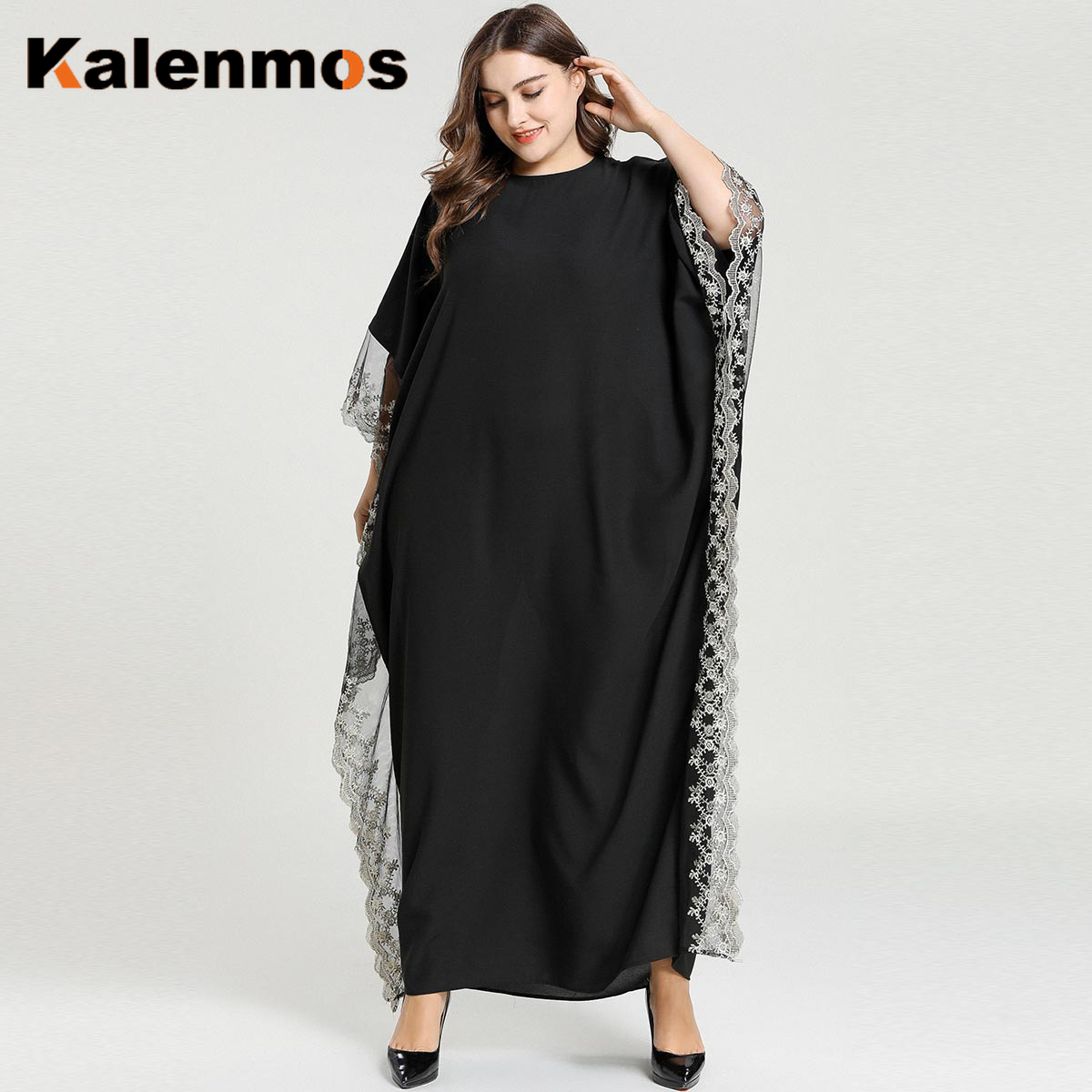 Kalenmos Dubai Muslim Abaya Dress Women Lace Batwing Sleeve Hijab Dresses Loose Jilbab Islamic Burka Moroccan Kaftan Vestidos
Kalenmos Dubai Muslim Abaya Dress Women Lace Batwing Sleeve Hijab Dresses Loose Jilbab Islamic Burka Moroccan Kaftan Vestidos