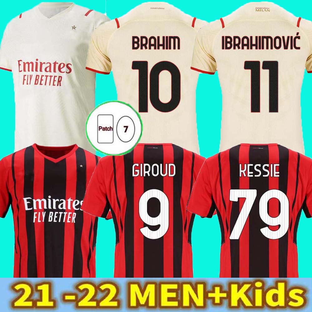 21 22 AC milan soccer jersey 2021 2022 AC milan soccer jersey IBRAHIMOVIC GIROUD BRAHIM KESSIE TONALI PAQUETA BENNACER REBIC ROMAGNOLI LEAO football shirt men+kids, 21/22 home+patch
21 22 AC milan soccer jersey 2021 2022 AC milan soccer jersey IBRAHIMOVIC GIROUD BRAHIM KESSIE TONALI PAQUETA BENNACER REBIC ROMAGNOLI LEAO football shirt men+kids, 21/22 home+patch