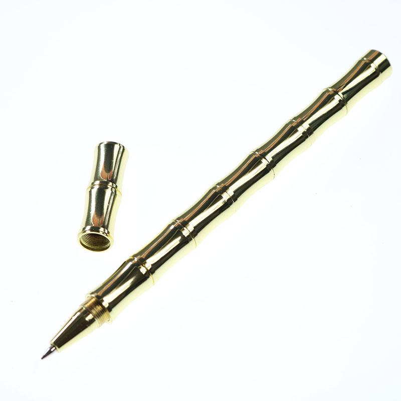 Gel Pens Novelty Bamboo Retro Metal Brass Stylus Copper 0.5mm Neutral Pen Child Student Writing Stationery School Office Supplies 1pc
Gel Pens Novelty Bamboo Retro Metal Brass Stylus Copper 0.5mm Neutral Pen Child Student Writing Stationery School Office Supplies 1pc