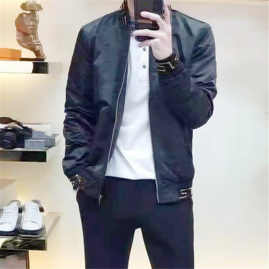 2021 New Fashion Brand Jackets Mens Winter Autumn Slim Fit Mens Designer Windbreaker jacket Clothes Red Men Casual Jacket Slim Plus Size M-3XL