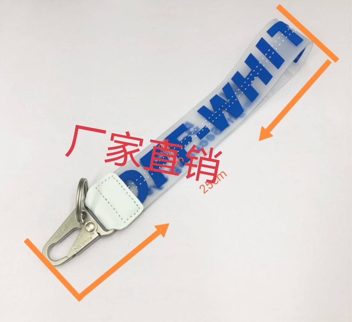 Ow key chain off letter transparent canvas metal head mobile phone bag jeans pendant white463Y, Silver
Ow key chain off letter transparent canvas metal head mobile phone bag jeans pendant white463Y, Silver