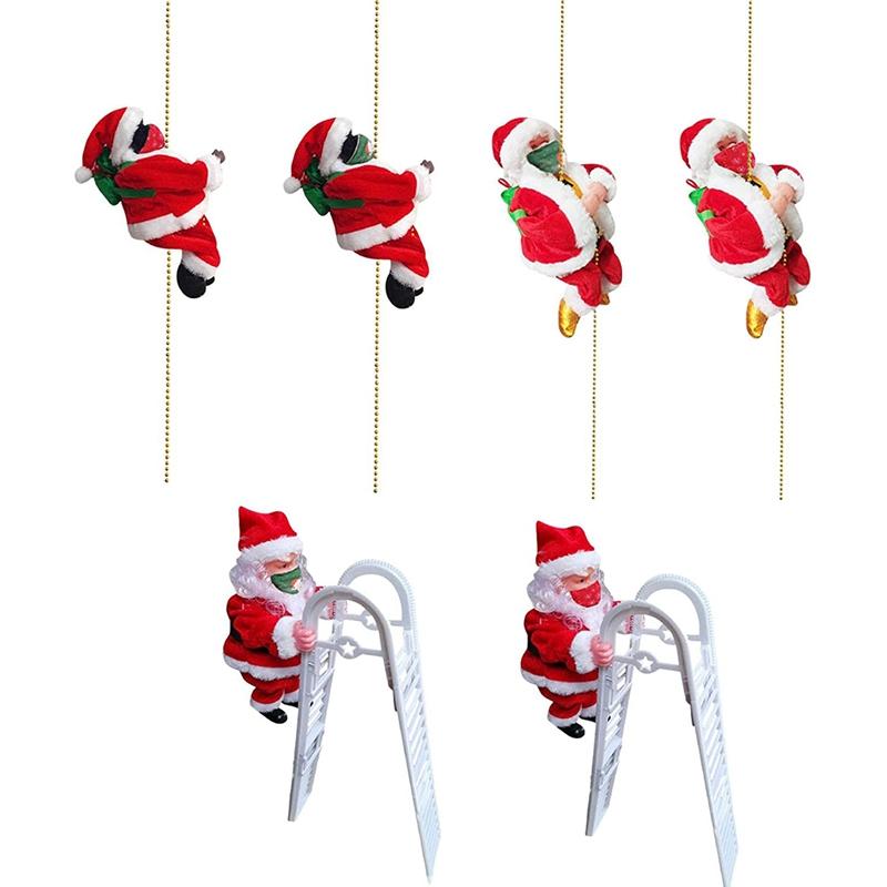 Christmas Decorations Climbing Santa Claus Decoration And Mask Ornament Gift Up Down Electric
Christmas Decorations Climbing Santa Claus Decoration And Mask Ornament Gift Up Down Electric