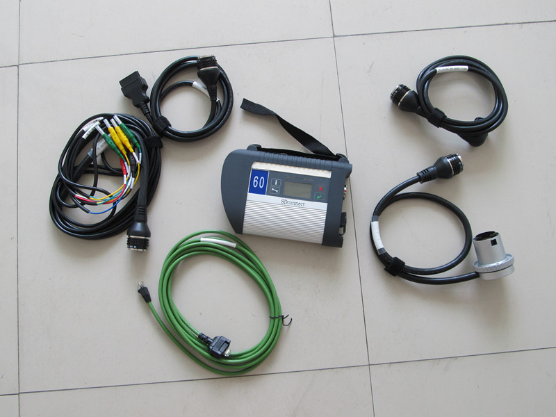 MB STAR SD Connect C4 mux and 5 cables diagnostic tool 
MB STAR SD Connect C4 mux and 5 cables diagnostic tool