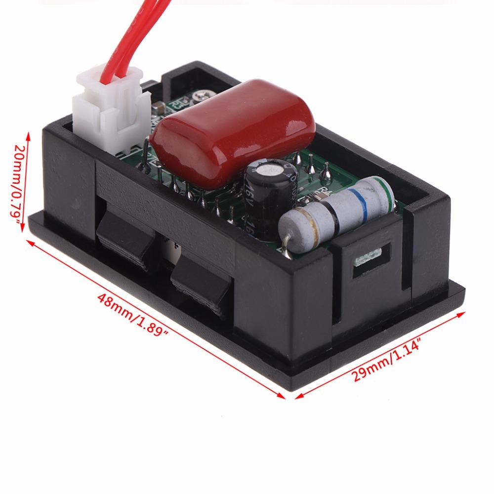 2 Wire 0.56 "Ac 30 V-500 V Led Digital Voltage Meter Monitor Tester For 110V 220V 380V Tester Tool