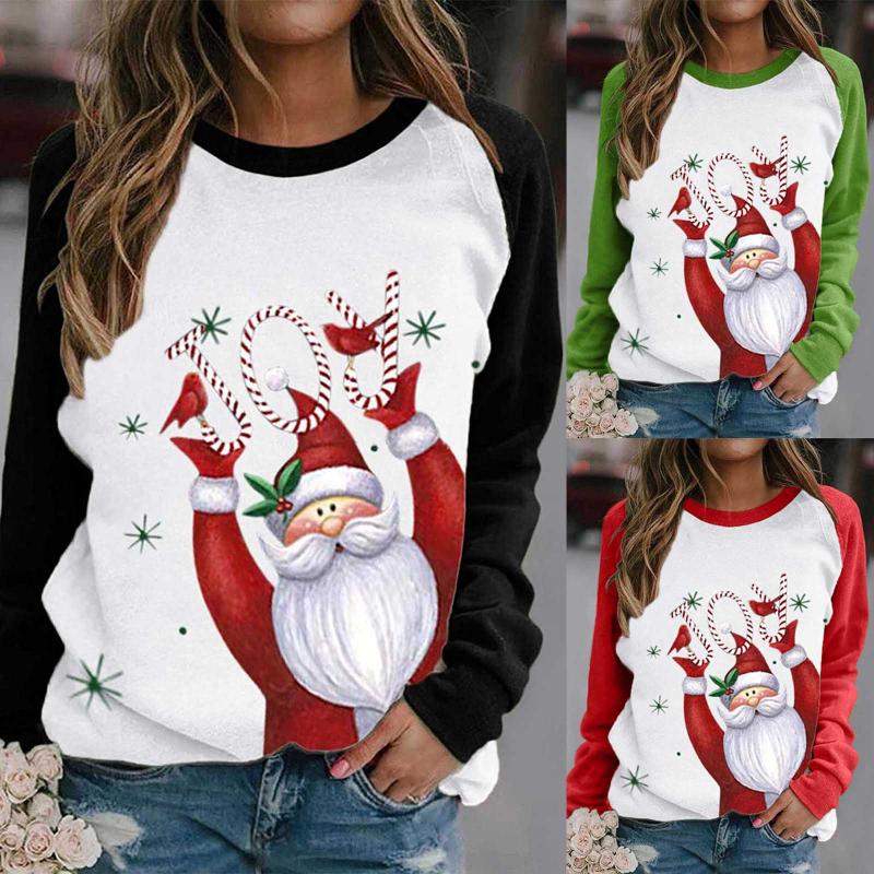 Women's Sweaters Women Christmas Pullover Casual Printing Ladies Sweater Winter Sweatshirt Long Sleeve O-Neck Jumper Pull Noel Femme, Green
Women's Sweaters Women Christmas Pullover Casual Printing Ladies Sweater Winter Sweatshirt Long Sleeve O-Neck Jumper Pull Noel Femme, Green