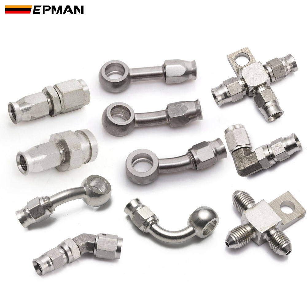 EPMAN 1PC AN3 Motorcycle Motor Bike Hydraulic Brake Oil Hose Line Banjo Fitting Stainless Steel For Car Auto Motorcycle EPSCGPJ
EPMAN 1PC AN3 Motorcycle Motor Bike Hydraulic Brake Oil Hose Line Banjo Fitting Stainless Steel For Car Auto Motorcycle EPSCGPJ