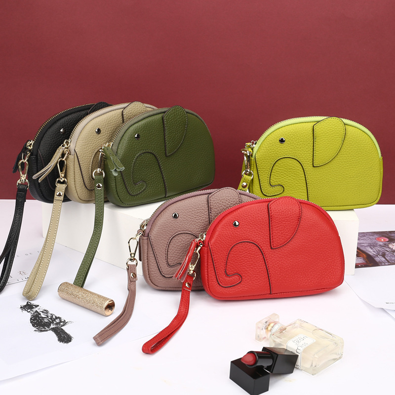 SENDEFN Genuine Leather Womens Handbag Creative Mini Elephant Bag Embossed Leather Zipper Bag Long Mobile Wallet
SENDEFN Genuine Leather Womens Handbag Creative Mini Elephant Bag Embossed Leather Zipper Bag Long Mobile Wallet