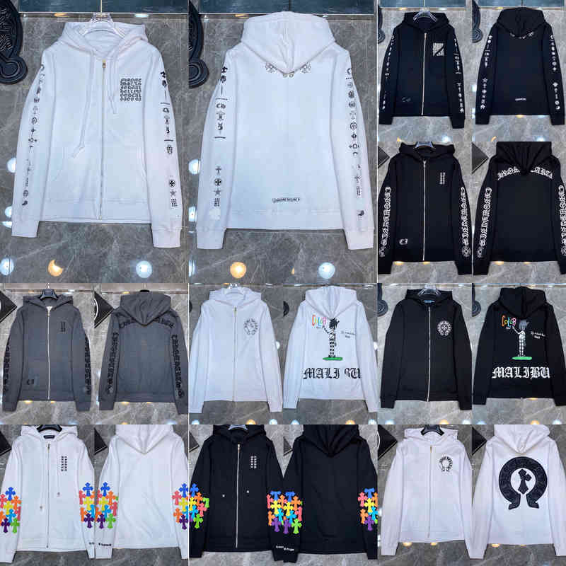 Quality Hoodie Autumn Winter Ch Horseshoe Phantom Cross Zipper Jacket Hooded Sweater Loose Men's and Women's Lovers TrendOSO8, Black
Quality Hoodie Autumn Winter Ch Horseshoe Phantom Cross Zipper Jacket Hooded Sweater Loose Men's and Women's Lovers TrendOSO8, Black