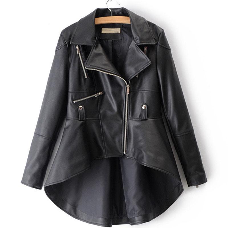 Women's Leather & Faux 2021 Autumn Winter Woman Solid Color Chic Style Coat Loose Pu Jacket Moto Biker Turn-Down Collar, Black
Women's Leather & Faux 2021 Autumn Winter Woman Solid Color Chic Style Coat Loose Pu Jacket Moto Biker Turn-Down Collar, Black