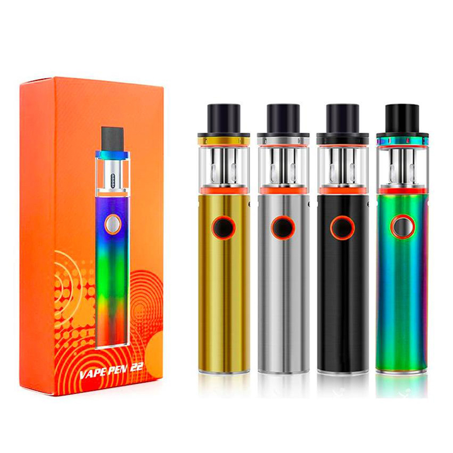 Vape Pen 22 Kit Starter Kits With 1650mah Battery Vape Pens battery Tank Intelligent Batteries PK Novo Nord TFV12 Stick V9 Kit, Rainbow
Vape Pen 22 Kit Starter Kits With 1650mah Battery Vape Pens battery Tank Intelligent Batteries PK Novo Nord TFV12 Stick V9 Kit, Rainbow