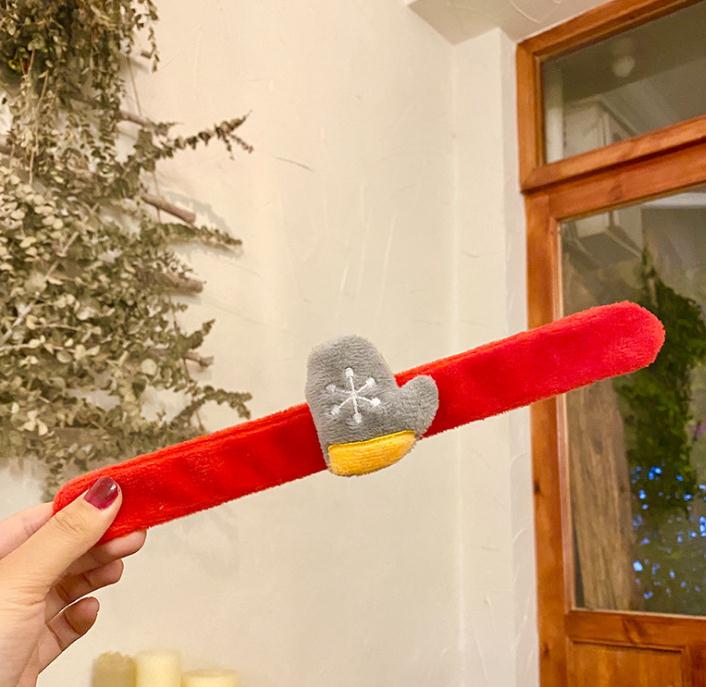 Christmas Bracelet Clap Circle Toys Kids Favor Gifts Santa Claus Christma Birthday Party Decor Theme DD653