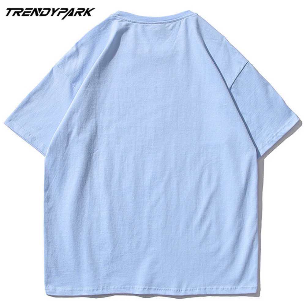 Men's T-shirt Summer Short Sleeve Funny Printing Tee Hip Hop Oversized Cotton Casual Harajuku Streetwear Top Tshirts Clothing 210601