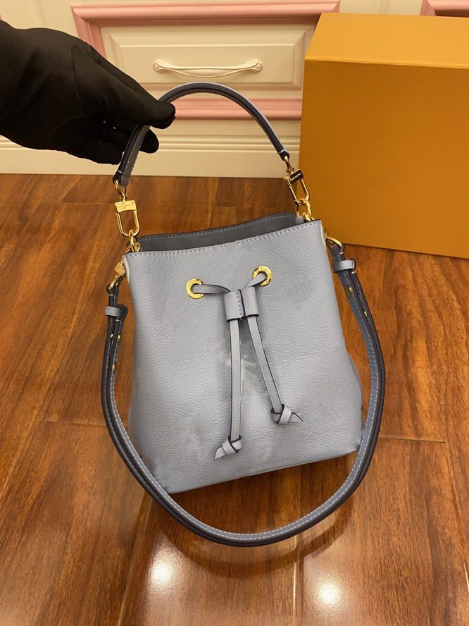 Handbag fashion Bucket women Genuine leather crossbody bag With letters handbags lady Cowhide casual Buckets bags, Customize