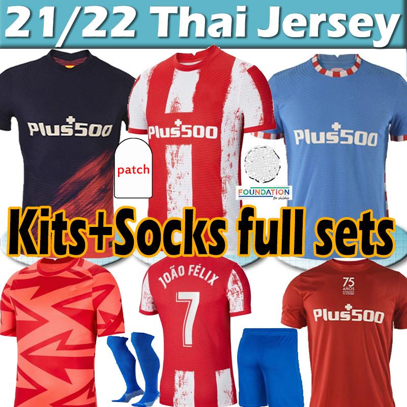 21/22 Atletico Soccer Jerseys JOAO FELIX SUAREZ KOKE Madrid 75th jersey 2021 2022 Champion camisetas de fútbol Men kids kits socks full sets, Black;yellow
21/22 Atletico Soccer Jerseys JOAO FELIX SUAREZ KOKE Madrid 75th jersey 2021 2022 Champion camisetas de fútbol Men kids kits socks full sets, Black;yellow