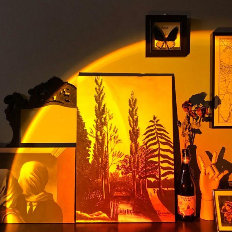 Sunset Projector Lamp Rainbow Atmosphere Led Night Light For Po Studio Coffe Shop Background Wall Deco Camera Accessory Lighting & Accesso
Sunset Projector Lamp Rainbow Atmosphere Led Night Light For Po Studio Coffe Shop Background Wall Deco Camera Accessory Lighting & Accesso