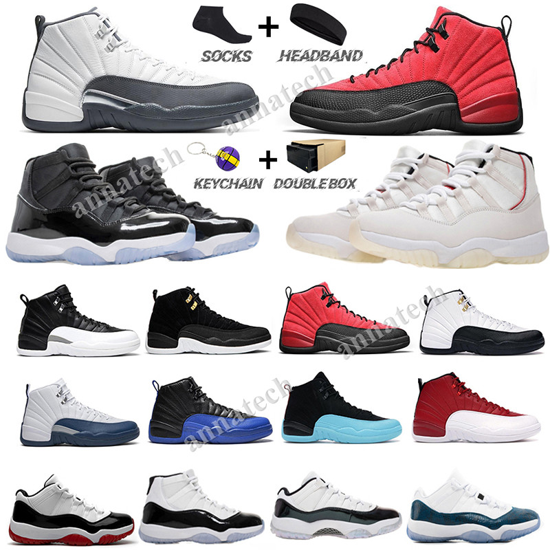 Top Quality Men Basketball Shoes 11 11s Bred Concord 23 Space Jam 45 Concord High 45 12s PLAYOFFS 12 Reverse Taxi Sneakers INDIGO Trainers With Box
Top Quality Men Basketball Shoes 11 11s Bred Concord 23 Space Jam 45 Concord High 45 12s PLAYOFFS 12 Reverse Taxi Sneakers INDIGO Trainers With Box