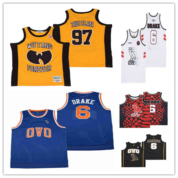 Man Movie 6 Drake Basketball Jersey OVO MSG NYC With Owl HipHop SO FAR GONE Blue Yellow 1997 The Wu Tang Forever Clan Hip Hop Rap Basketball Shirts, Black
Man Movie 6 Drake Basketball Jersey OVO MSG NYC With Owl HipHop SO FAR GONE Blue Yellow 1997 The Wu Tang Forever Clan Hip Hop Rap Basketball Shirts, Black