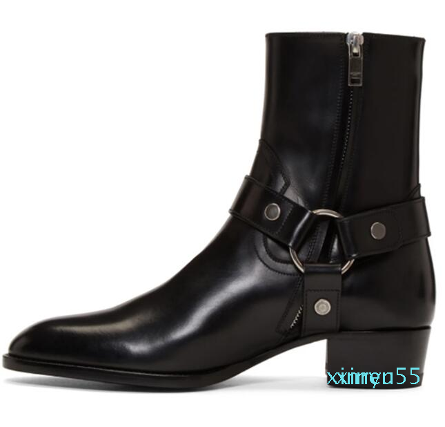 Man Black Genuine Leather Wyatt Harness Boots 40 Harness Ankle Suede Belted Leather Classic Calf Leather Slp KW, 1 as pic
Man Black Genuine Leather Wyatt Harness Boots 40 Harness Ankle Suede Belted Leather Classic Calf Leather Slp KW, 1 as pic