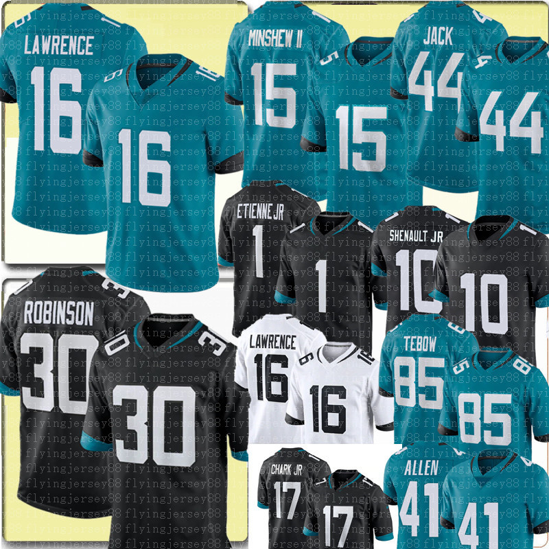 16 Trevor Lawrence 30 Robinson Jersey Gardner Minshew II Travis Etienne Myles Jack Football D.J. Chark Laviska Shenault Jr. Josh Allen CJ Henderson Tim Tebow Beathard, Men {s-xxxl}
16 Trevor Lawrence 30 Robinson Jersey Gardner Minshew II Travis Etienne Myles Jack Football D.J. Chark Laviska Shenault Jr. Josh Allen CJ Henderson Tim Tebow Beathard, Men {s-xxxl}