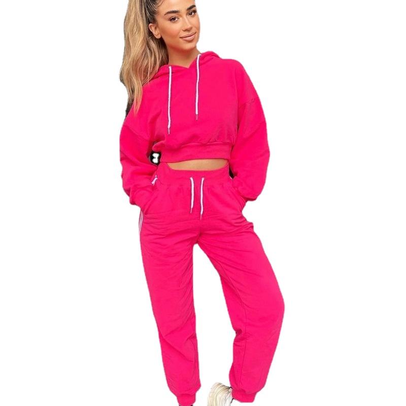 Women' Two Piece Pants Autumn European And American Clothing Fashion Sports Leisure Hooded Suits, Yellow
Women' Two Piece Pants Autumn European And American Clothing Fashion Sports Leisure Hooded Suits, Yellow