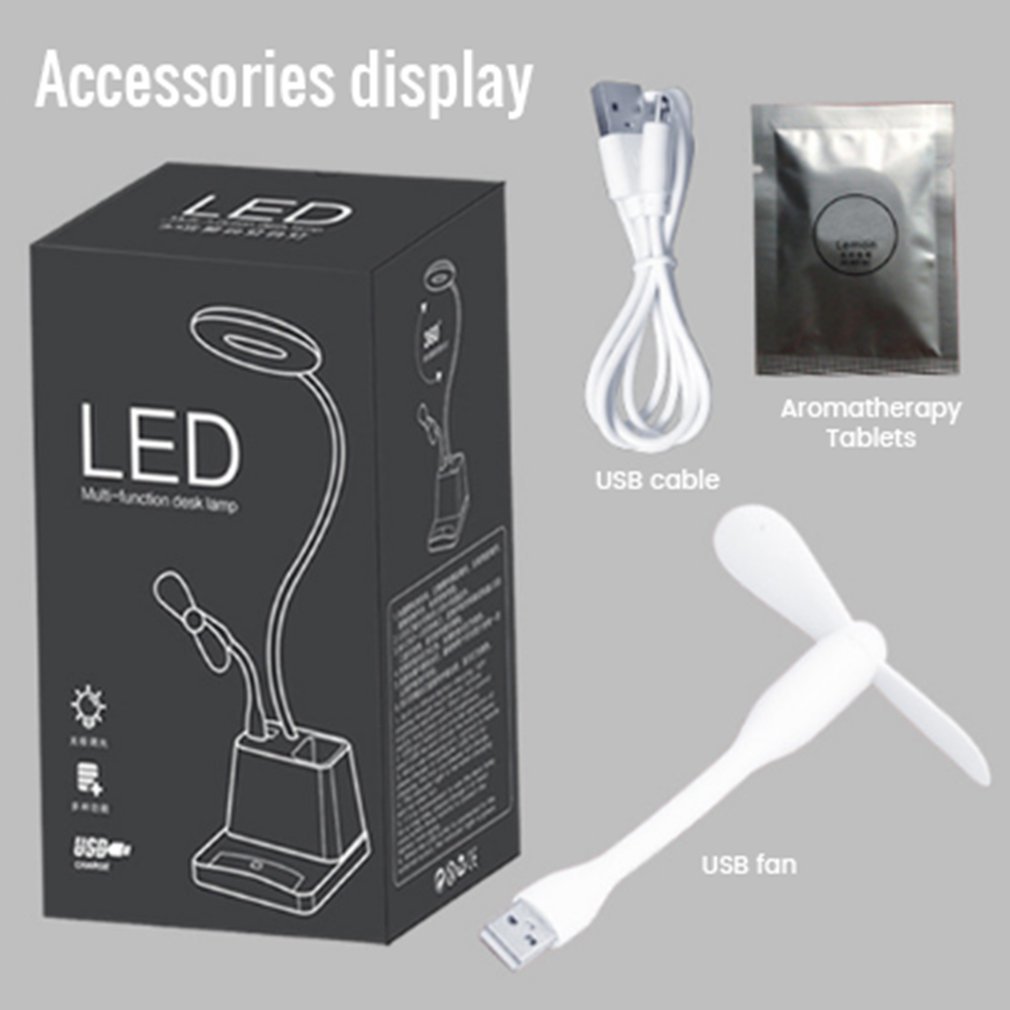 Multifunctional fillings and plugins Dual Purpose Desktop Eye protection and aromatherapy Pen holder lamp