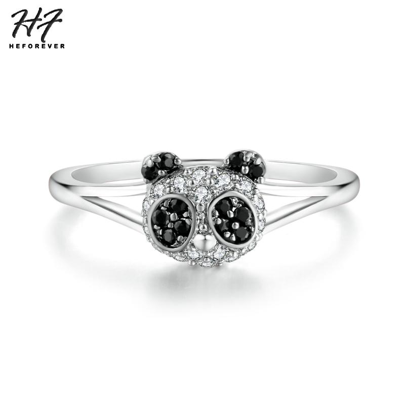 Cluster Rings Lovely Panda Jewelry For Girls Women Crystal Rose Gold/Silver Color High-end Quality Fashion Jewellry Kids' Gift R118, Golden;silver
Cluster Rings Lovely Panda Jewelry For Girls Women Crystal Rose Gold/Silver Color High-end Quality Fashion Jewellry Kids' Gift R118, Golden;silver