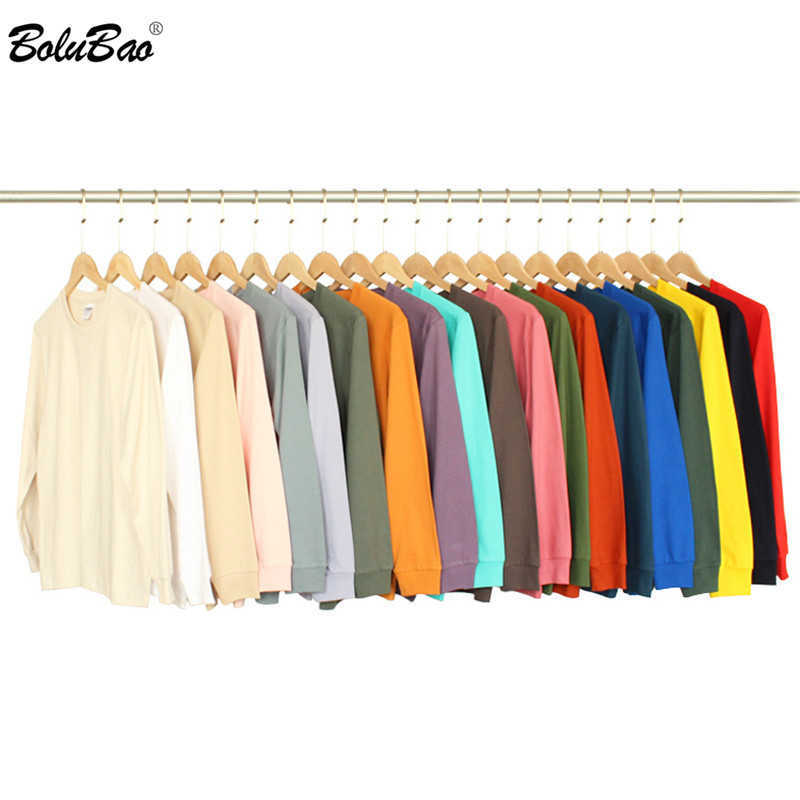BOLUBAO Fashion Brand Men Long Sleeve T-Shirt O-Neck Solid Color Tee Shirt Casual Wild Cotton T Shirts Male 210629, Baise
BOLUBAO Fashion Brand Men Long Sleeve T-Shirt O-Neck Solid Color Tee Shirt Casual Wild Cotton T Shirts Male 210629, Baise