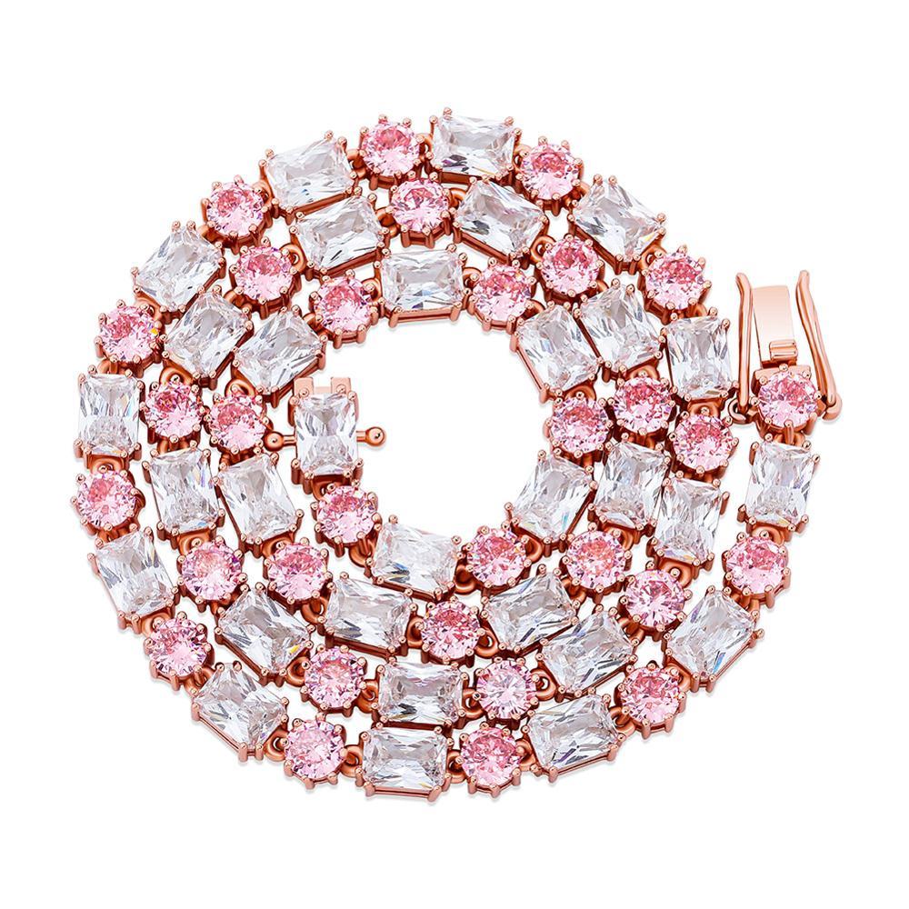 Hip Hop 6mm Choker Necklace Iced Out Round and Square Cubic Zirconia Women's Men Necklace Rock Jewelry 2020 X0509
Hip Hop 6mm Choker Necklace Iced Out Round and Square Cubic Zirconia Women's Men Necklace Rock Jewelry 2020 X0509