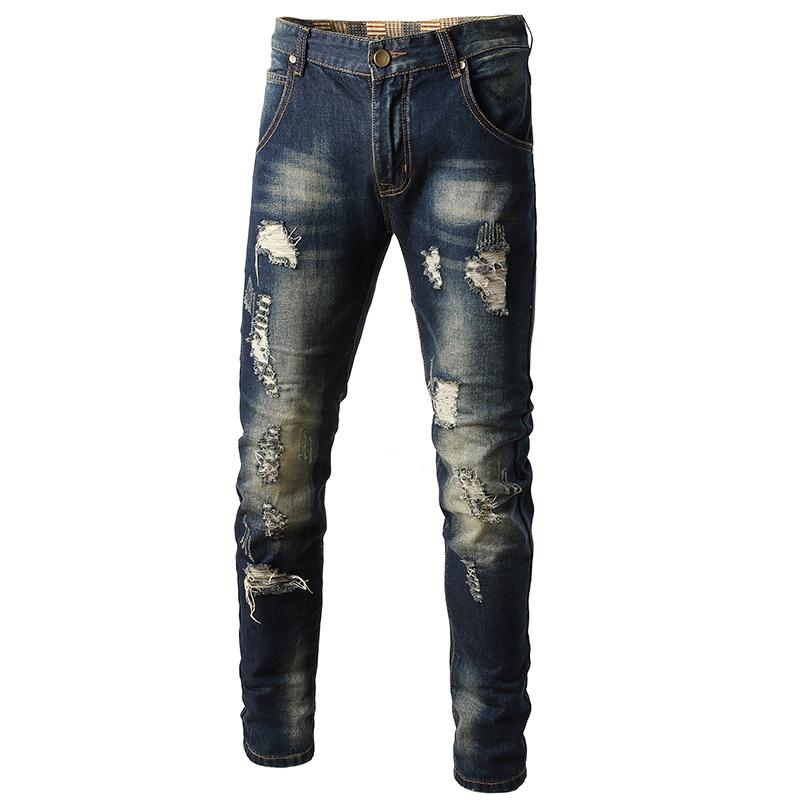 Men's Jeans 2021 Plus-size Loose Straight Leg High-end Quality Fashion Ripped Trend Pants Size 28-40, Blue
Men's Jeans 2021 Plus-size Loose Straight Leg High-end Quality Fashion Ripped Trend Pants Size 28-40, Blue