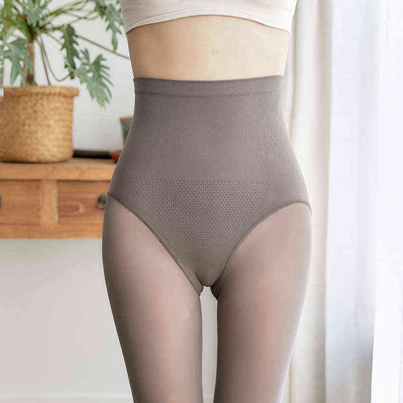 CHRLEISURE Women Warm Leggings Push Up High Waist Abdomen Thick Winter Fitness Slim Keep 211215