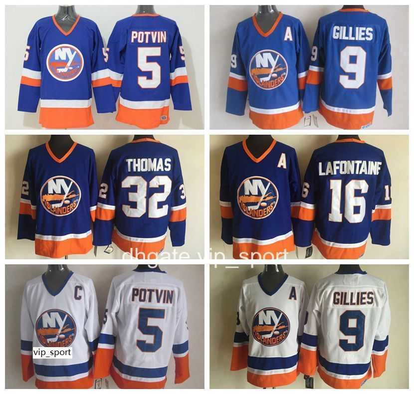 New York Islanders Man 5 Denis Potvin Jersey 9 Clark Gillies 32 Steve Thomas 16 Pat LaFontaine Vintage Home Road Blue White, 16 blue
New York Islanders Man 5 Denis Potvin Jersey 9 Clark Gillies 32 Steve Thomas 16 Pat LaFontaine Vintage Home Road Blue White, 16 blue