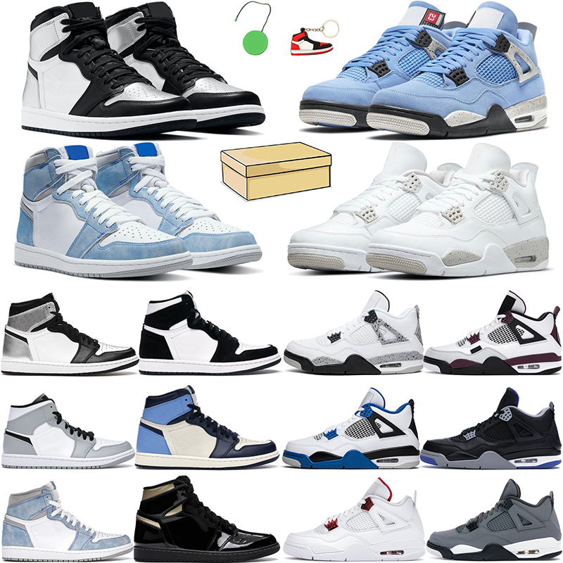 4s Basketball shoes men women jumpman 1s high OG Hyper Royal Silver Toe University Blue Black Cat Dark Mocha Bio Hack mens sneakers
4s Basketball shoes men women jumpman 1s high OG Hyper Royal Silver Toe University Blue Black Cat Dark Mocha Bio Hack mens sneakers