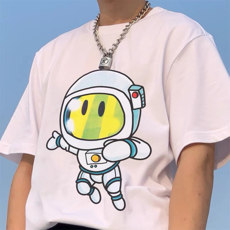 22ss Europe USA Spring Summer Astronaut Smile Face Tee Skateboard Men t shirt Women High Street fashion Tshirt, White
22ss Europe USA Spring Summer Astronaut Smile Face Tee Skateboard Men t shirt Women High Street fashion Tshirt, White