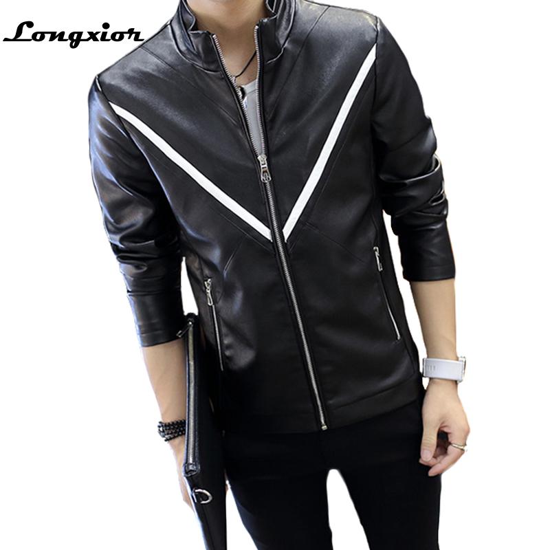 Men's Jackets MLJ21 2021 Arrival Jacket Solid Fashion Stlye Casual Male PU Leather Slim Fit Big Size -5XL Coat Men, Black
Men's Jackets MLJ21 2021 Arrival Jacket Solid Fashion Stlye Casual Male PU Leather Slim Fit Big Size -5XL Coat Men, Black