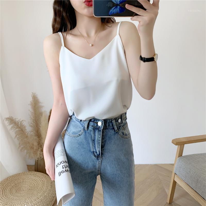 Sexy V-Neck Tank Crop Tops Women Solid Shirt Underwear Fashion Female External Wear White Adjustable Shoulder Strap Camisole Top, Black
Sexy V-Neck Tank Crop Tops Women Solid Shirt Underwear Fashion Female External Wear White Adjustable Shoulder Strap Camisole Top, Black