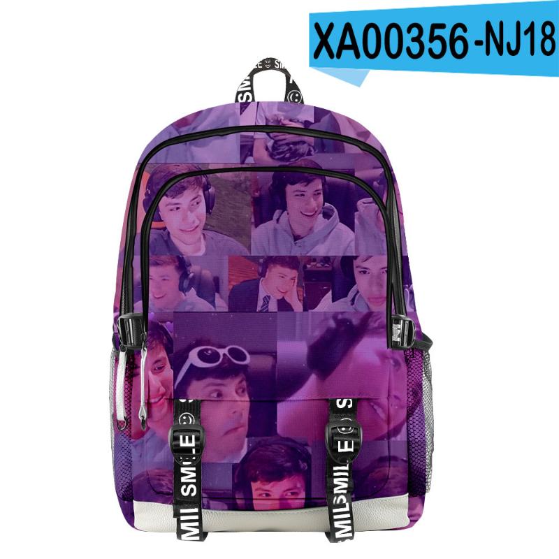 Backpack Georgenotfound Primary Middle School Students Schoolbag Boys Girls Oxford Waterproof Women Men Travel