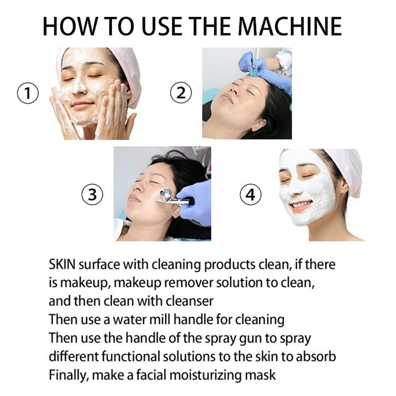 2 in 1 hydya Dermabrasion Facial care Jet Peel Diamond Dermabrasion Oxygen Machine Device Equipment