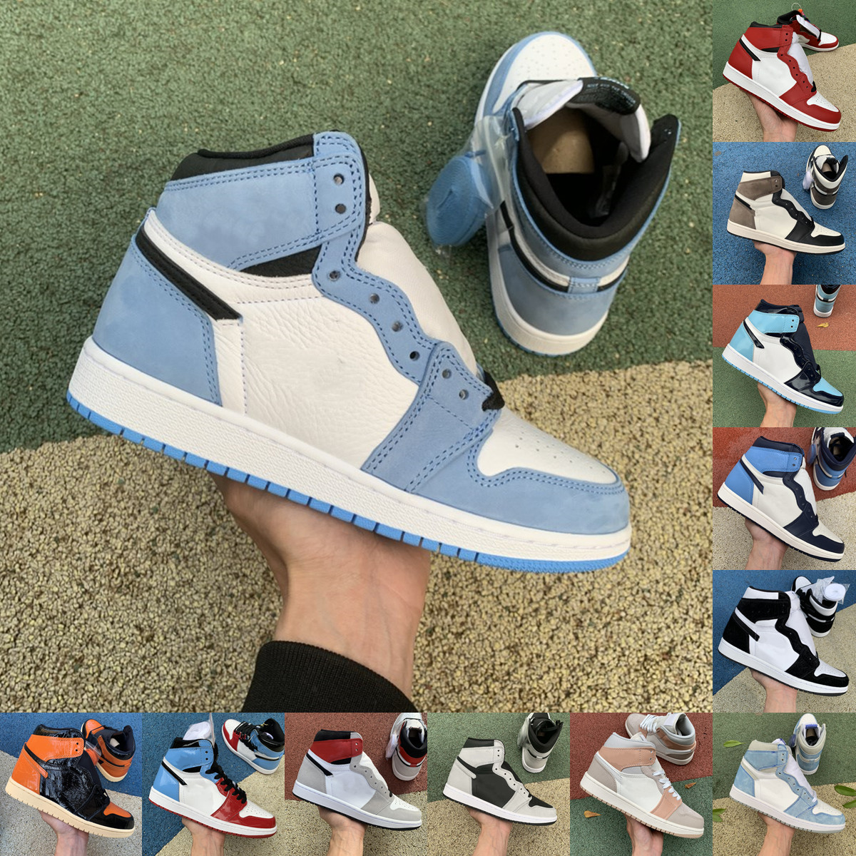 wholesale University Blue 1 1s Basketball Shoes Mens Women Candy Protrotype Bred Unc Patent Pollen Hyper Royal Seafoam Chicago Black Toe Trainer Sneakers, Original shoe box
wholesale University Blue 1 1s Basketball Shoes Mens Women Candy Protrotype Bred Unc Patent Pollen Hyper Royal Seafoam Chicago Black Toe Trainer Sneakers, Original shoe box