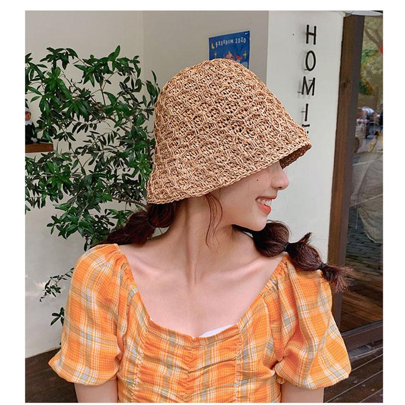 Summer Straw Sun Bucket Hat Women Outside Travel Rattan Weave Cap Casual Beach Panama Dome Women's Shade 2021 Wide Brim Hats, Green
Summer Straw Sun Bucket Hat Women Outside Travel Rattan Weave Cap Casual Beach Panama Dome Women's Shade 2021 Wide Brim Hats, Green