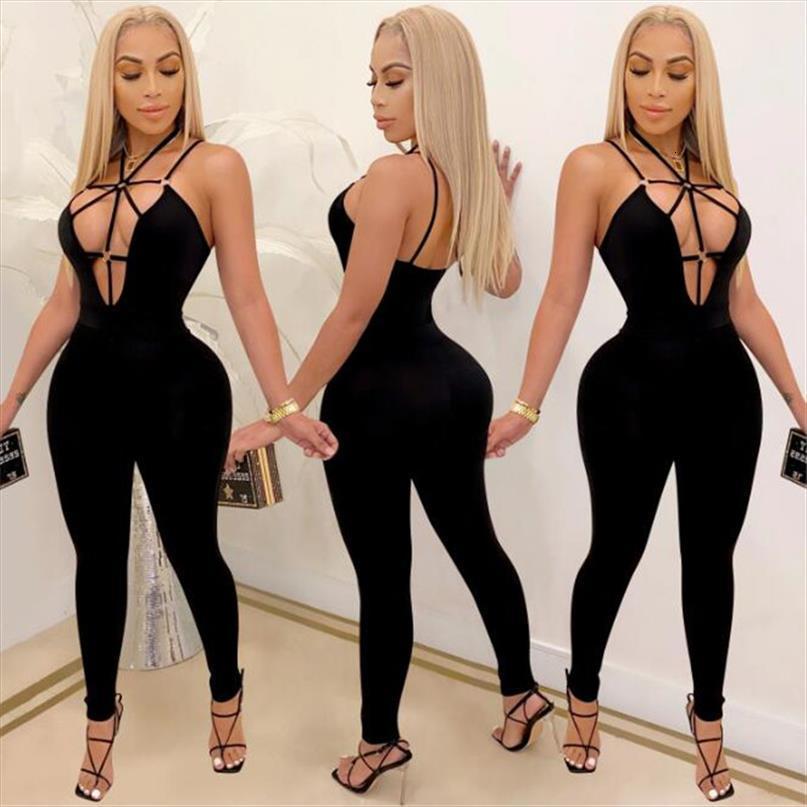 summer sleeveless bodycon bodysuit women rompers playsuit wear hollow halter neck jumpsuit party club jumpsuits, Black;white
summer sleeveless bodycon bodysuit women rompers playsuit wear hollow halter neck jumpsuit party club jumpsuits, Black;white