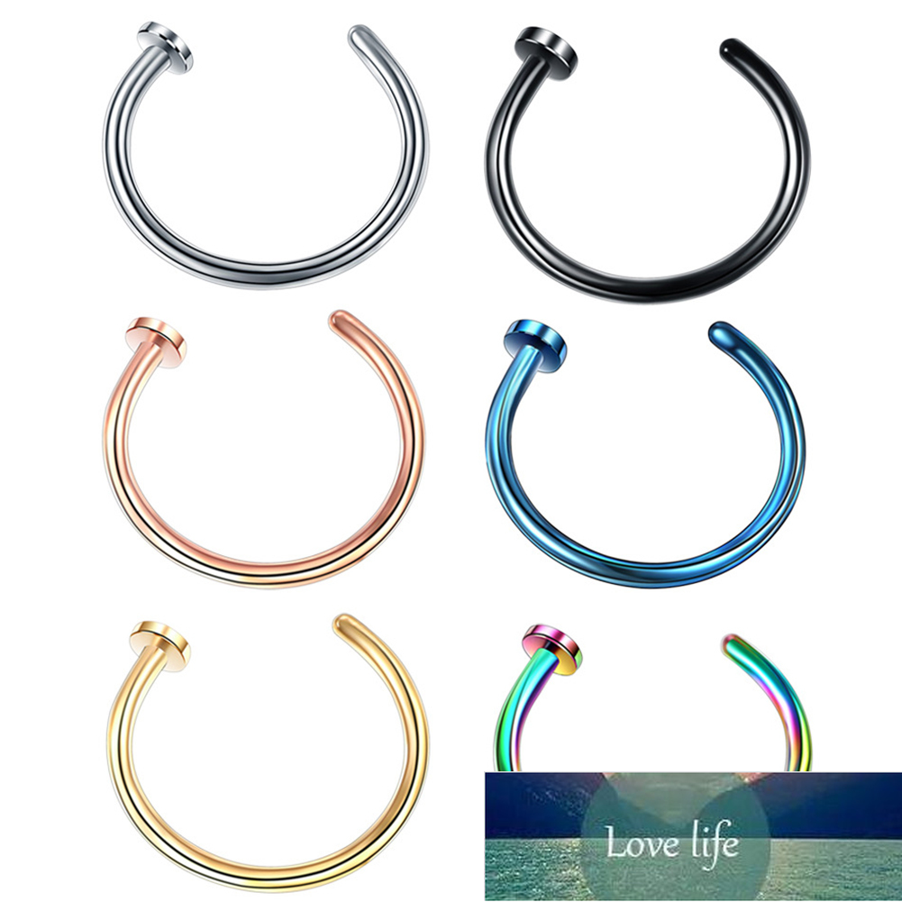 Fake Piercing Medical Titanium Nose Ring For Women Open Hoop Ring Type Hoop Piercing Stud Body Jewelry Accessories
Fake Piercing Medical Titanium Nose Ring For Women Open Hoop Ring Type Hoop Piercing Stud Body Jewelry Accessories