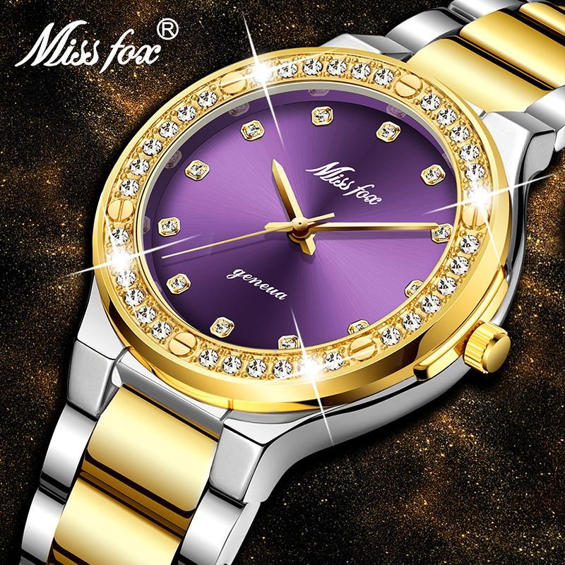 Women Quartz Watches Business Bracelet Purple Dial Beaute Wrist Ladies Watch 2021 Waterproof Female Wristwatch Wholesale Wristwatches, Slivery;brown
Women Quartz Watches Business Bracelet Purple Dial Beaute Wrist Ladies Watch 2021 Waterproof Female Wristwatch Wholesale Wristwatches, Slivery;brown