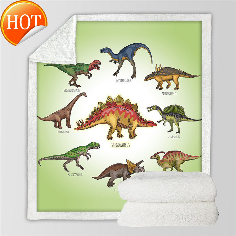 Dinosaur Family BeddingOutlet Blanket for Kids Cartoon Microfiber Jurassic Plush Sherpa Throw on Bed Sofa Boys Bedding 201111 B570
Dinosaur Family BeddingOutlet Blanket for Kids Cartoon Microfiber Jurassic Plush Sherpa Throw on Bed Sofa Boys Bedding 201111 B570