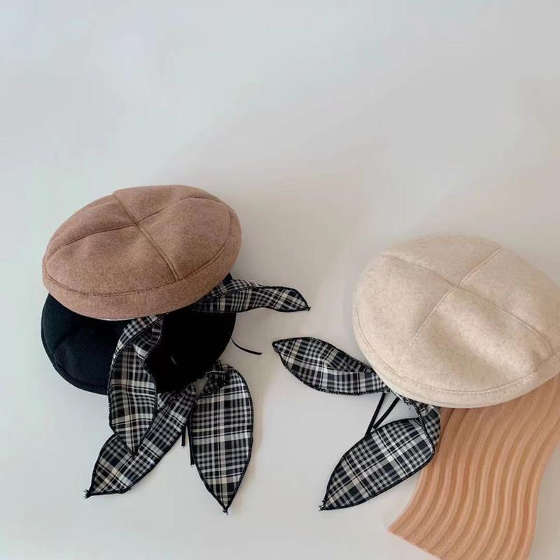 Berets Korean Woolen Thickened Children Beret Hats Retro Boys And Girls Baby Fashion Hat Bowknot Literary Painter 5-10years, White
Berets Korean Woolen Thickened Children Beret Hats Retro Boys And Girls Baby Fashion Hat Bowknot Literary Painter 5-10years, White