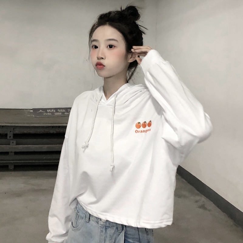 Autumn Korean 2021 new loose fashion White Embroidery age reduction short hooded long sleeve sweater women's student, White orange embroidered sweater
Autumn Korean 2021 new loose fashion White Embroidery age reduction short hooded long sleeve sweater women's student, White orange embroidered sweater