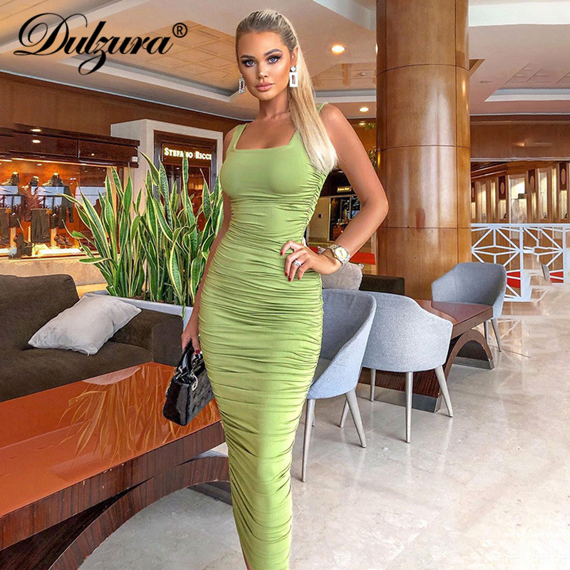 Dulzura ruched women midi shirt dress bodycon sexy sleeveless elegant party backless streetwear 2021 spring summer clothes club, Black
Dulzura ruched women midi shirt dress bodycon sexy sleeveless elegant party backless streetwear 2021 spring summer clothes club, Black