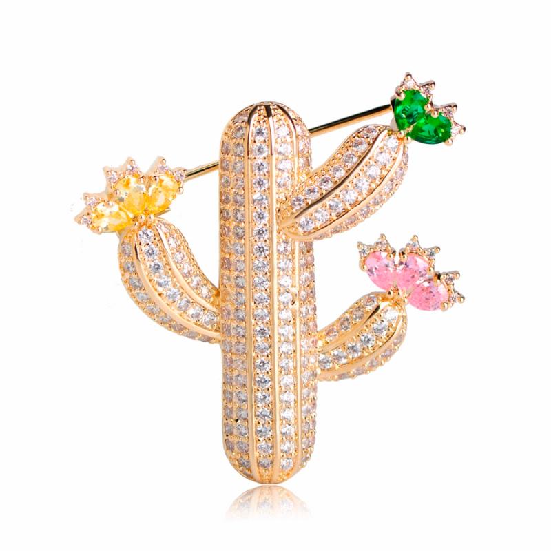 Pins, Brooches Dazz Colorful Cubic Zircon Cactus Shape Gold-Color Copper Plant Brooch Corsage Women Men Breastpin Lapel Pins Bijoux, Gray
Pins, Brooches Dazz Colorful Cubic Zircon Cactus Shape Gold-Color Copper Plant Brooch Corsage Women Men Breastpin Lapel Pins Bijoux, Gray