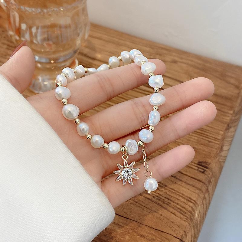Link, Chain Trending Products 2021 Women's Bracelets Gold Retro Natural Pearls Six-Pointed Star Pendants For Jewelry
Link, Chain Trending Products 2021 Women's Bracelets Gold Retro Natural Pearls Six-Pointed Star Pendants For Jewelry