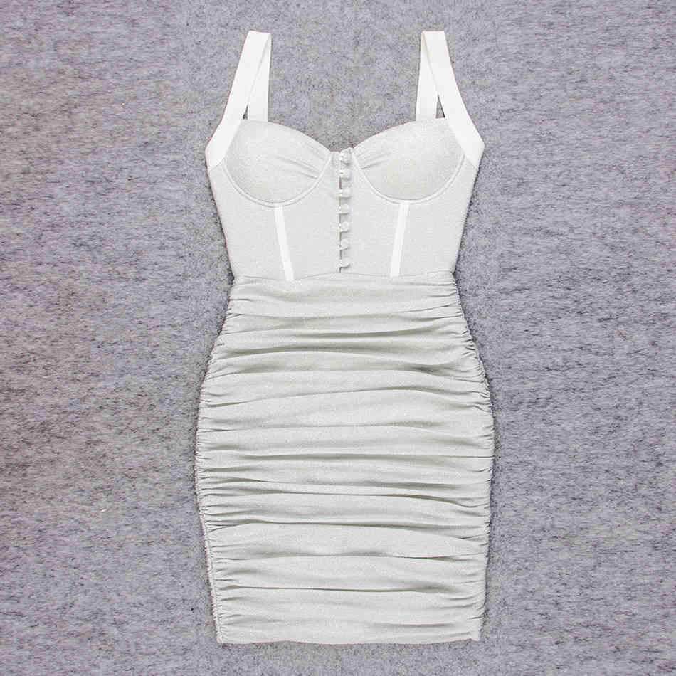 Free Sexy Shiny Dress Women's Summer Strapless Hollow Bodycon Draped Mini Celebrity Club Night Party Vestido 210524